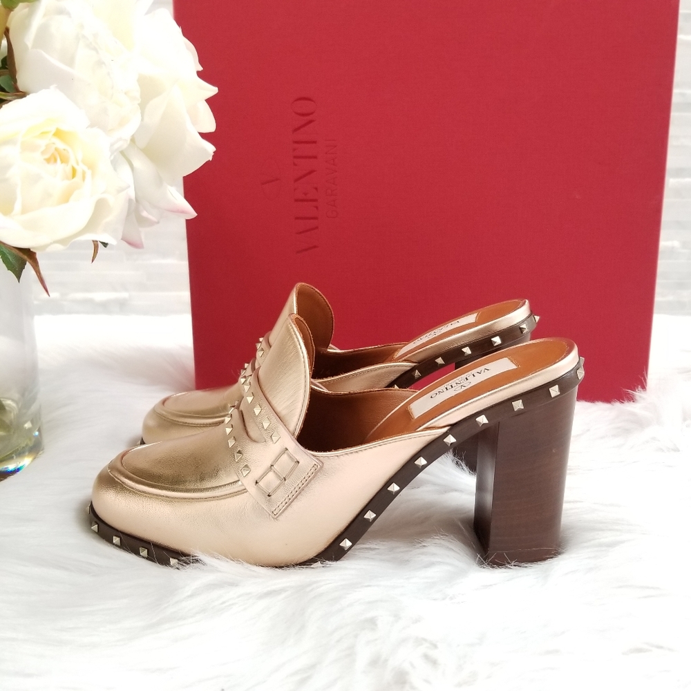 New VALENTINO GARAVANI Mules Shoes - Picture 1 of 8